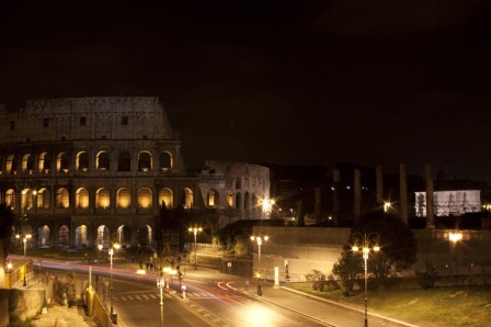 Colosseum At Night