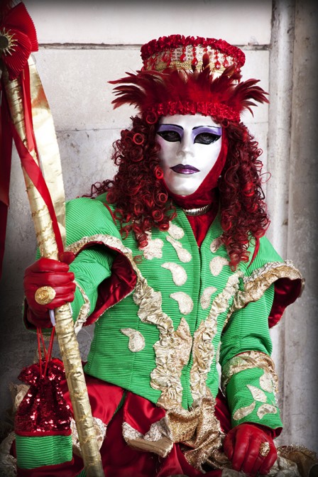 Red and Green Jester