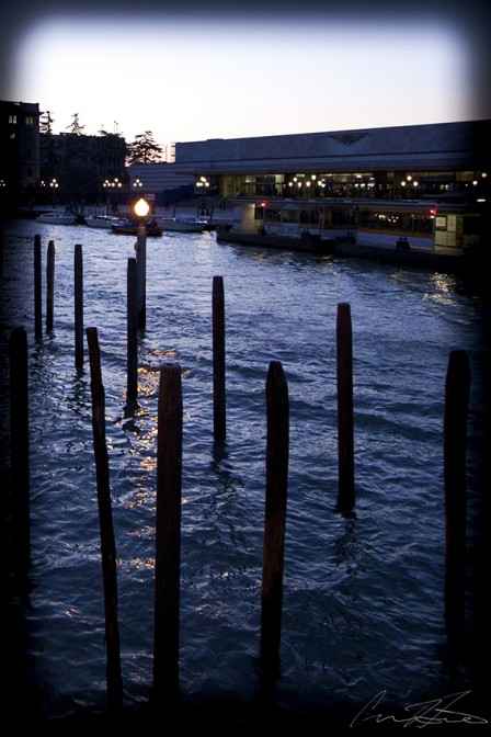 Train Station at Sunset