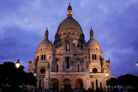 Sacre Cour at Sunset