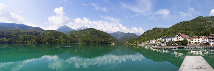 A View of Lake Barcis