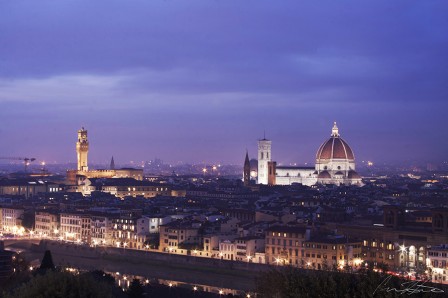 Nighttime in Florence