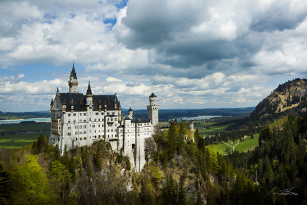 Neuschwanstein Above the Valley