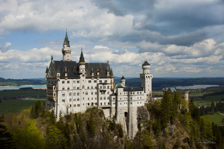 Neuschwanstein in Profile