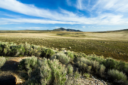 Lonely Peak on Antelope Island